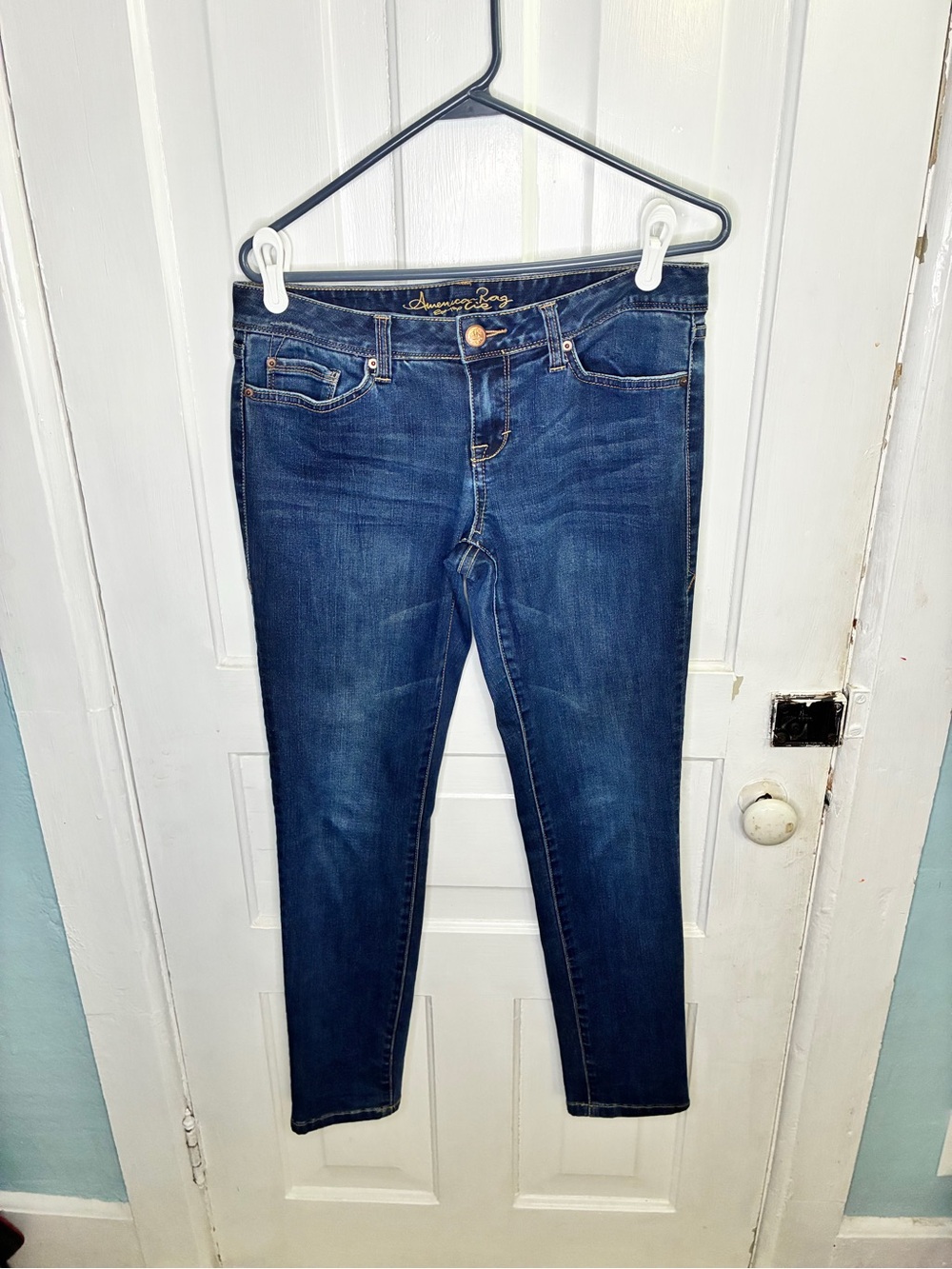 American Rag Dark Indigo Skinny Jeans